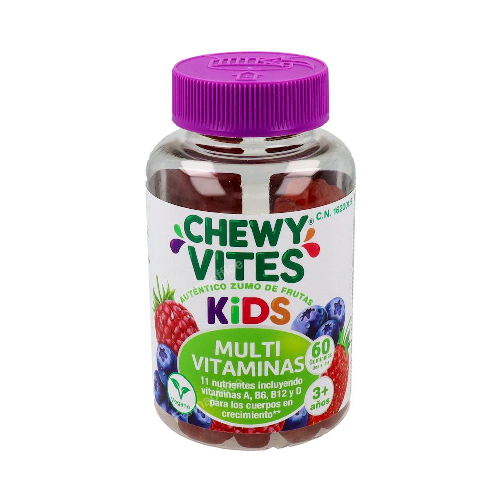 CHEWY VITES KIDS MULTIVITAMINAS 60 GOMINOLAS