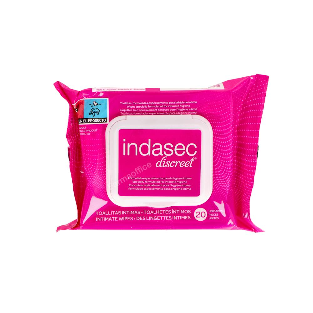INDASEC TOALLITAS  ADULTO HIG INTIMA 20 UN ALOE VERA