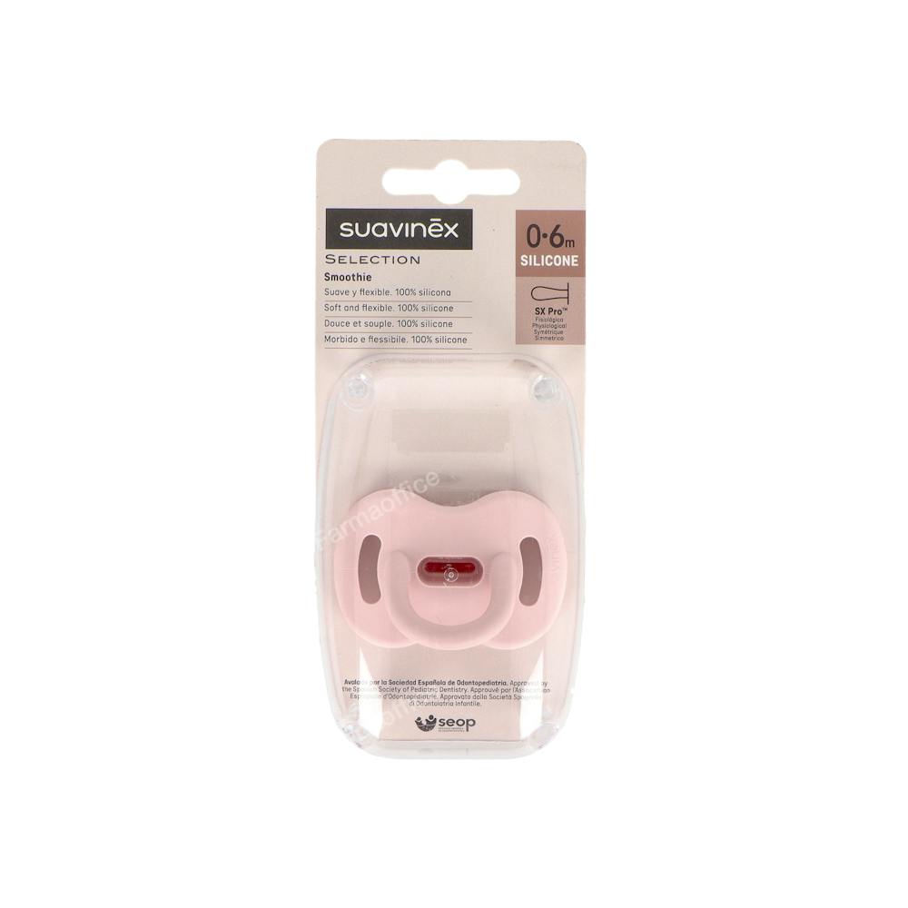 CHUPETE TODOSILICONA FISIOLOGICO SUAVINEX 0-6 M 1 UNIDAD