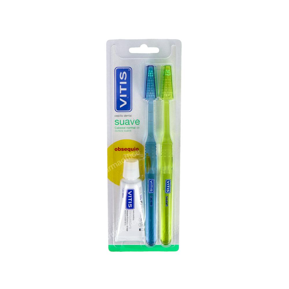 VITIS CEPILLO DENTAL DUPLO SUAVE 2 U