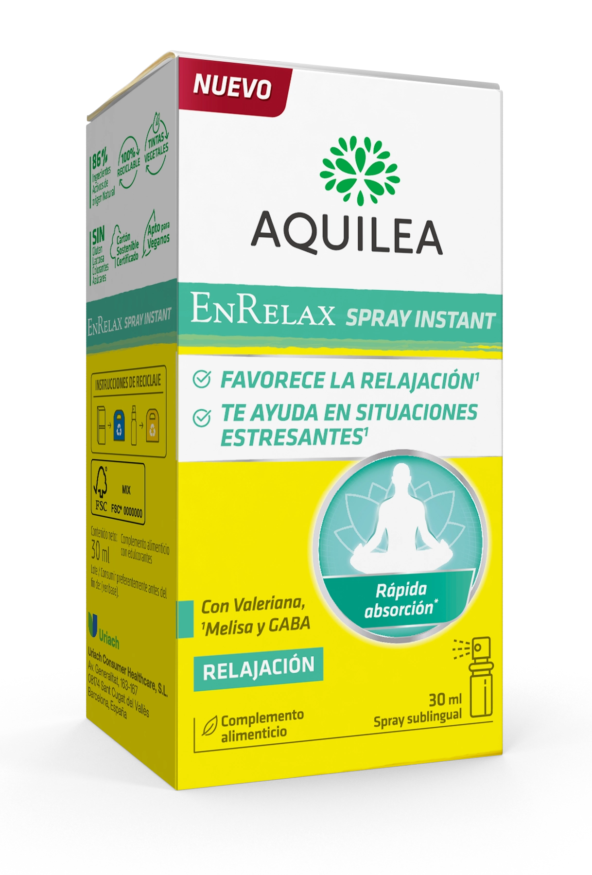 AQUILEA ENRELAX SPRAY INSTANT
