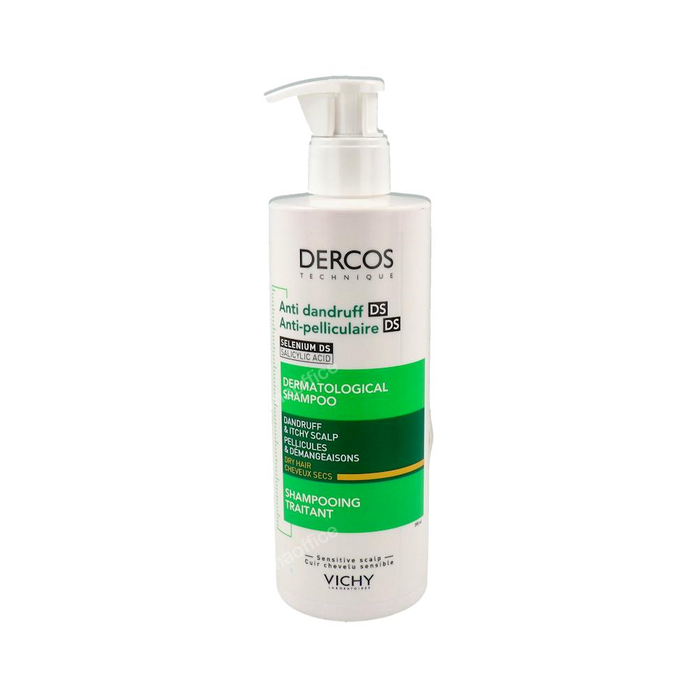 DERCOS TECHNIQUE ANTICASPA CHAMPU CABELLO SECO  1 ENVASE 400 ML