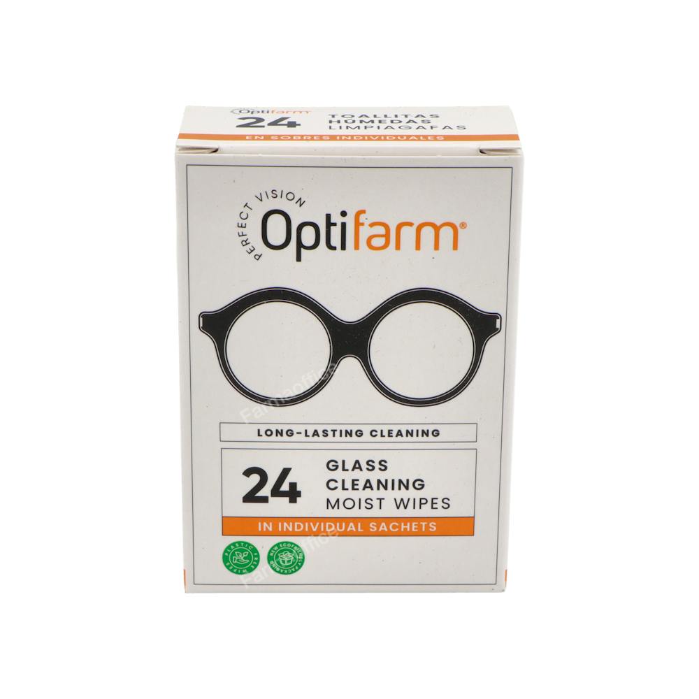 OPTIFARM  24 TOALLITAS LIMPIAGAFAS