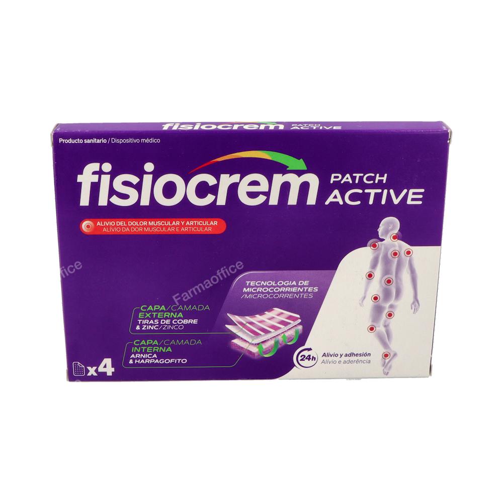 FISIOCREM PARCHE ACTIVE  4 UNIDADES