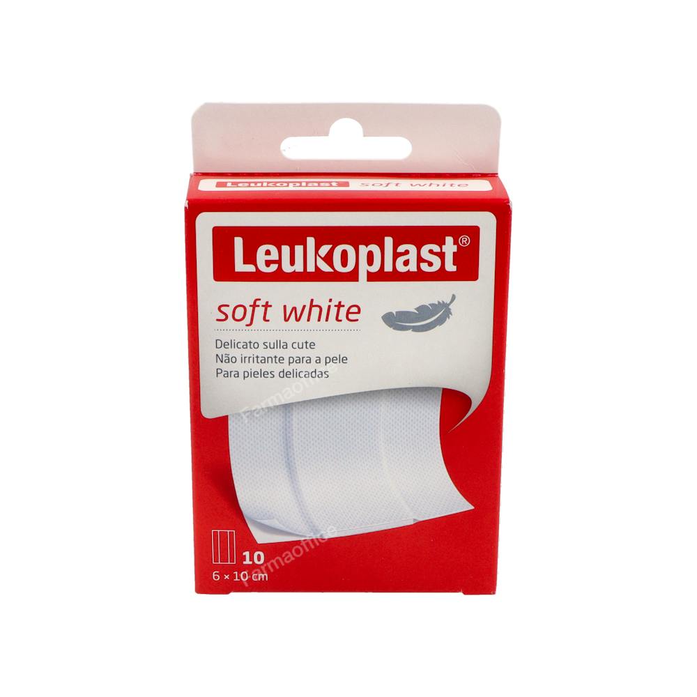 Leukoplast soft aposito adhesivo tira 6x10 cm 10 u