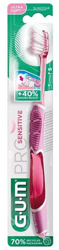 CEPILLO DENTAL ADULTO GUM PRO SENSITIVE COMPACT 1 UNIDAD SUPER SOFT